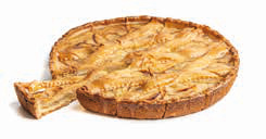 Tarte aux pommes précoupée ø 24 cm