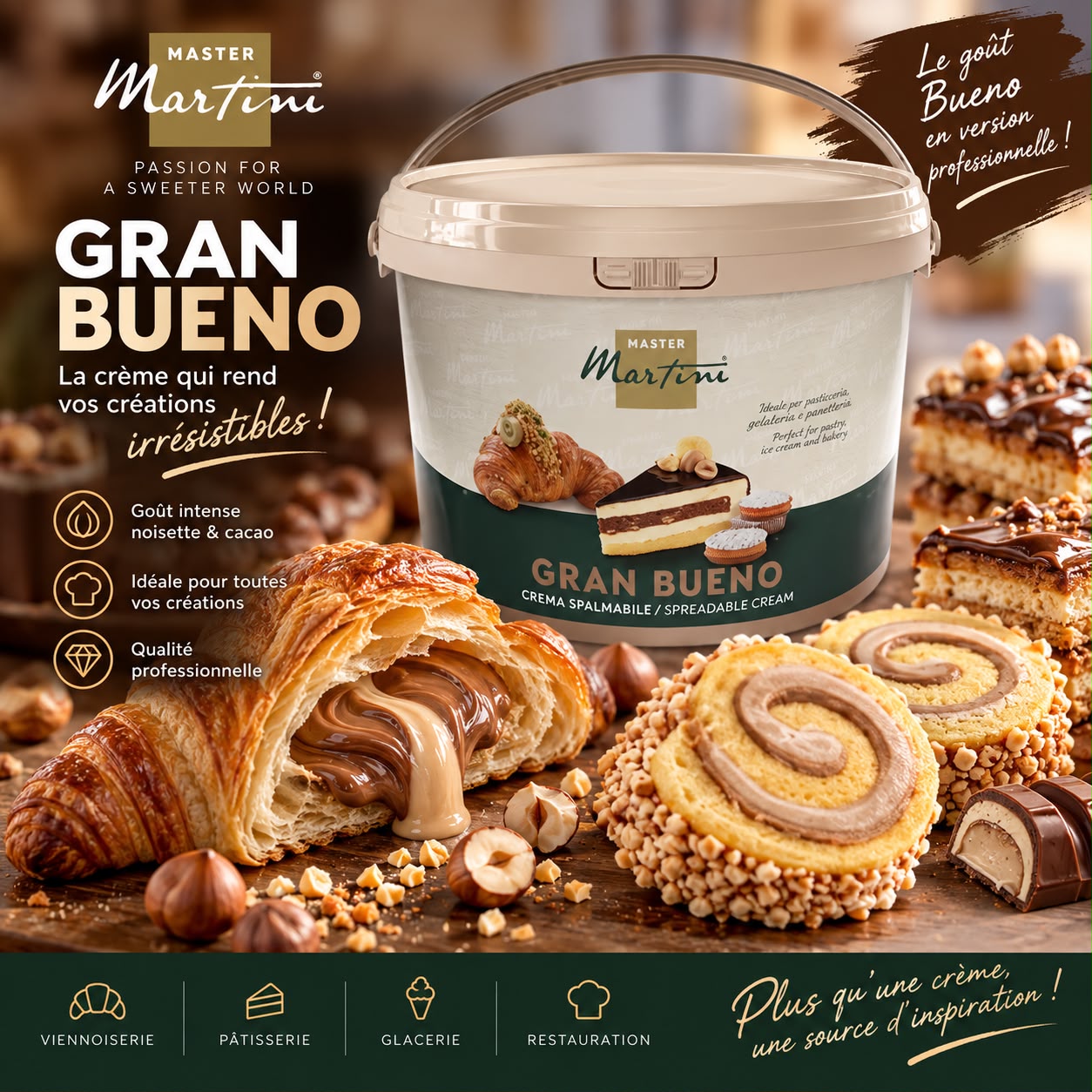 Gran Bueno — crème noisette & cacao
