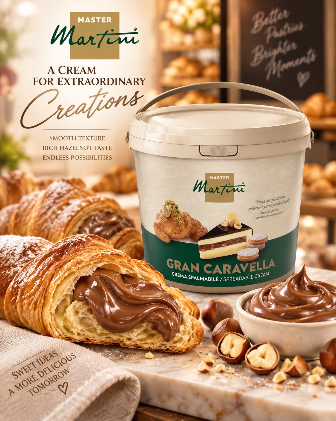 Gran Caravella Nocciola — crème noisette-cacao